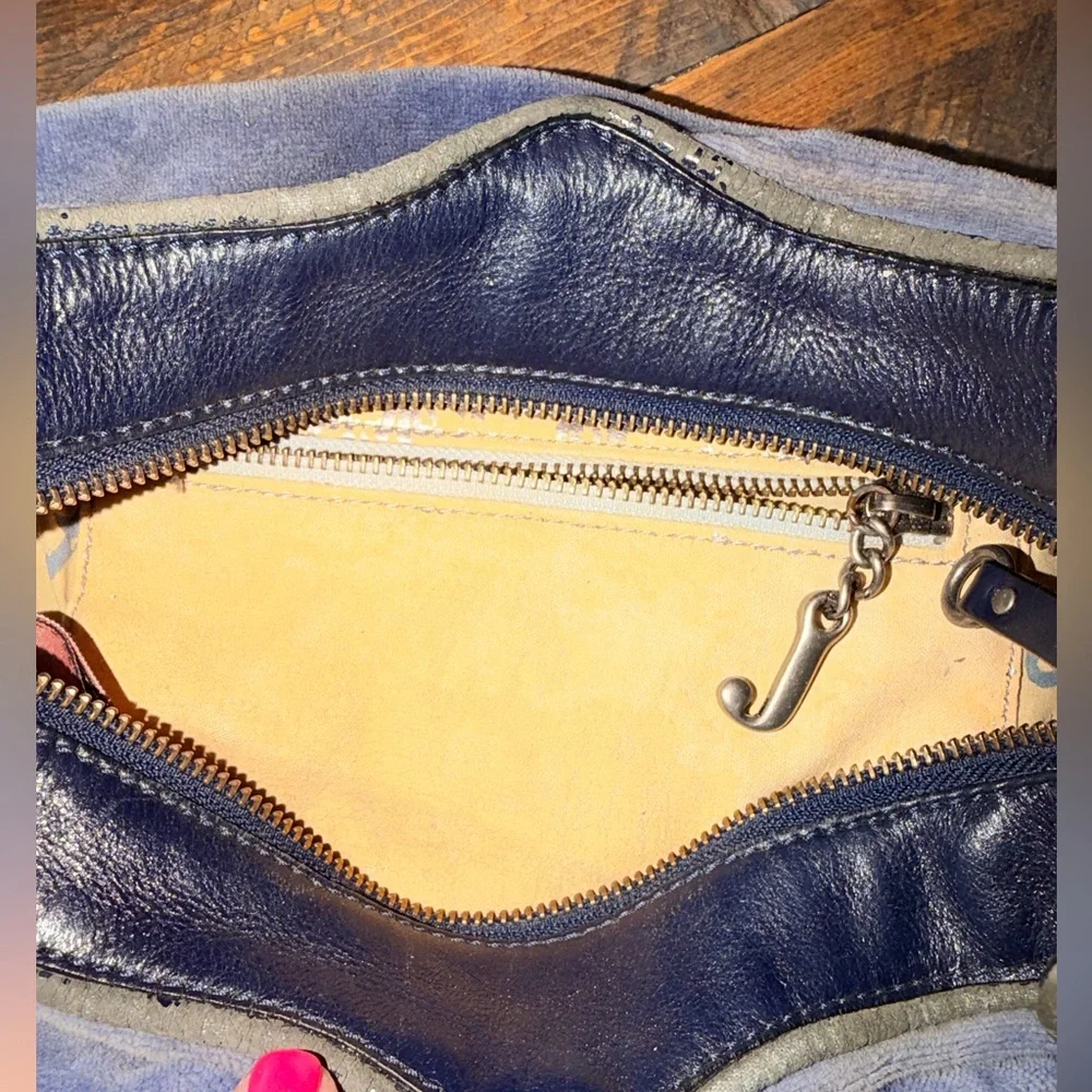 Vintage Blue Juicy Couture Purse Satchel Bag Handbag Y2K Velour - Live For Juicy